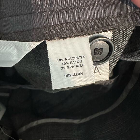 Loft Kate Classic Flare Leg Cuffed Trouser Pant Grey Glen Plaid 10 - Picture 5 of 10